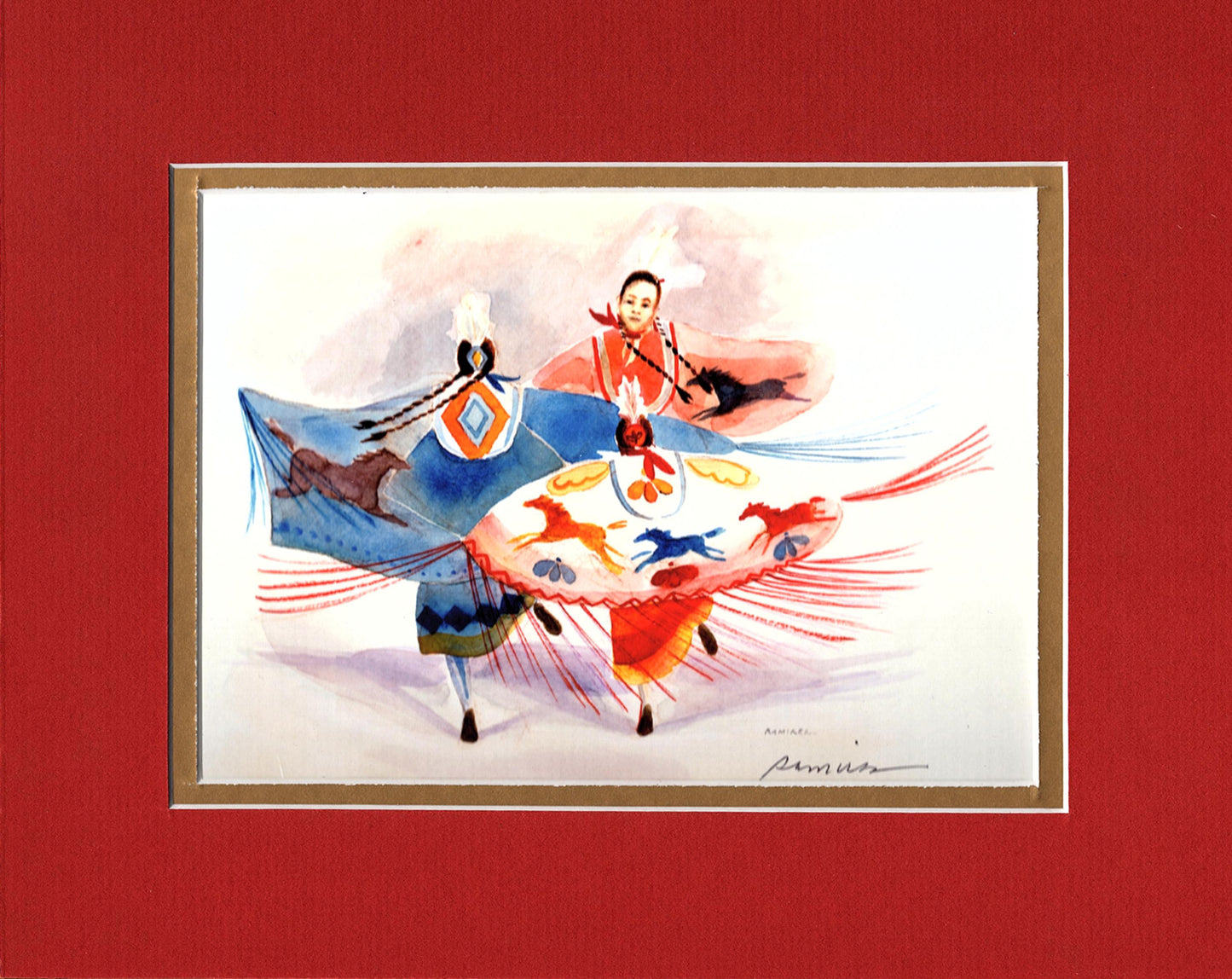Horse Trio Shawl Dancers