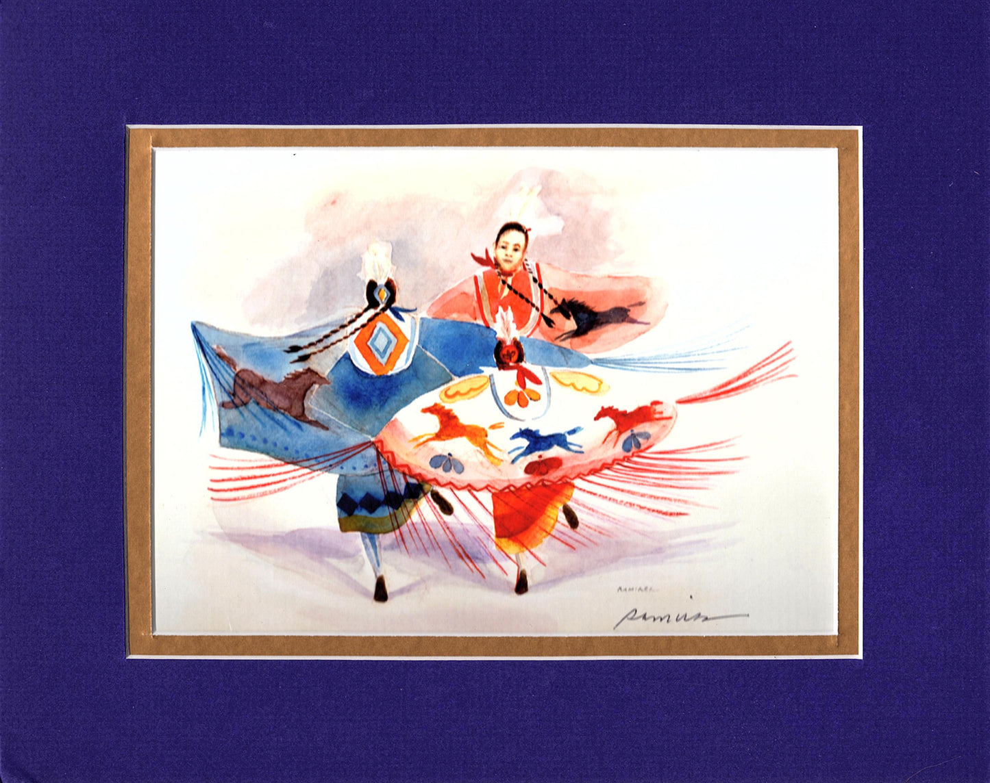 Horse Trio Shawl Dancers